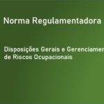 Norma Regulamentadora NR 01 - Disposições Gerais e Gerenciamento de Riscos Ocupacionais - 2020